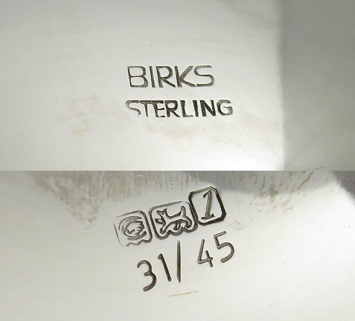 Pair of Birks Sterling Silver Goblets - JH Tee Antiques