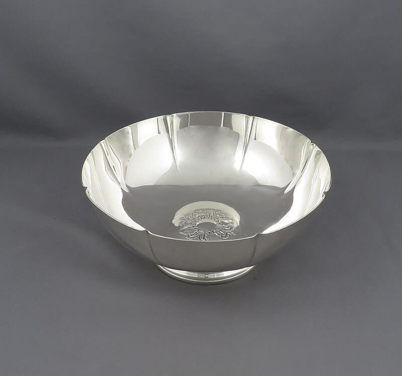 American Sterling Silver Table Bowl - JH Tee Antiques
