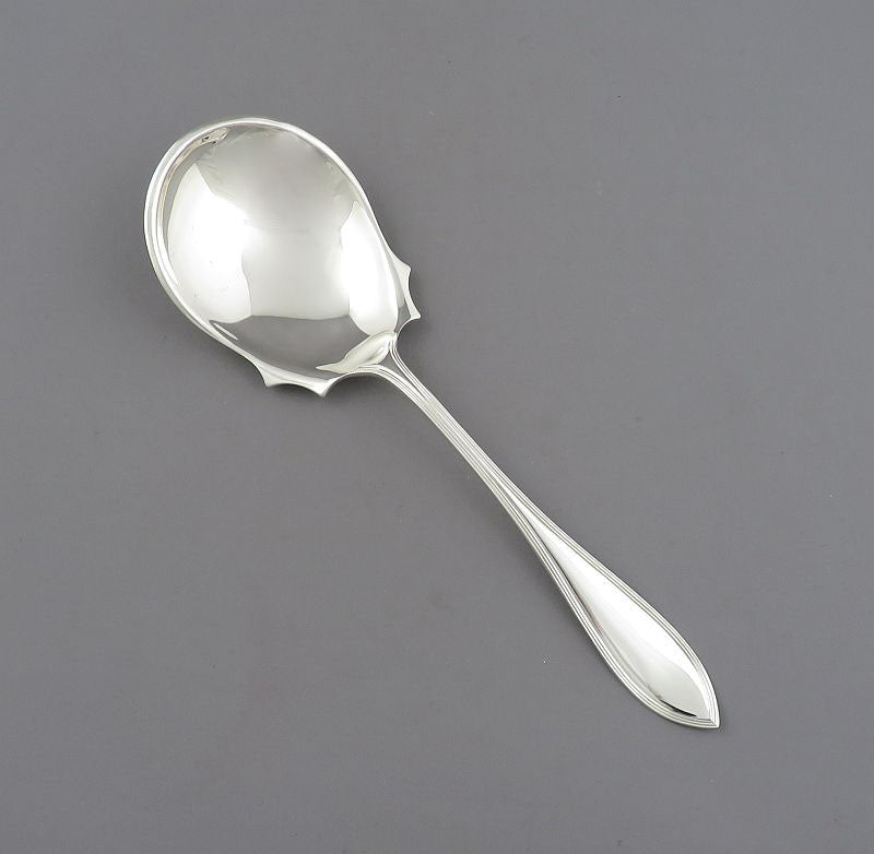 Meriden Britannia Sterling Silver Berry Spoon - JH Tee Antiques