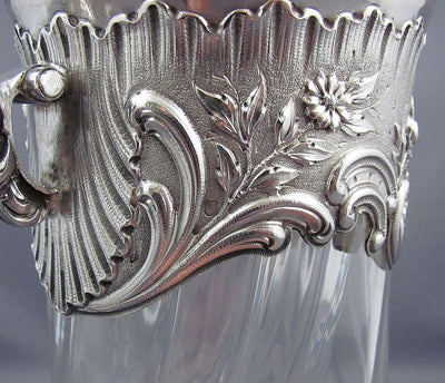 French 950 Silver Lemonade Jug - JH Tee Antiques