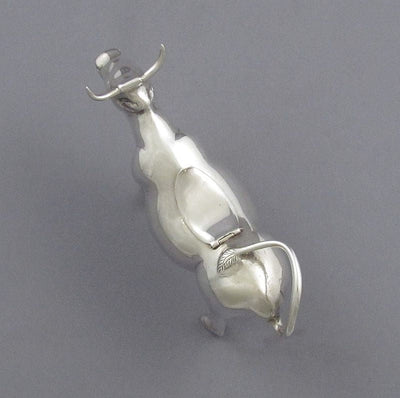 Italian Silver Cow Creamer - JH Tee Antiques