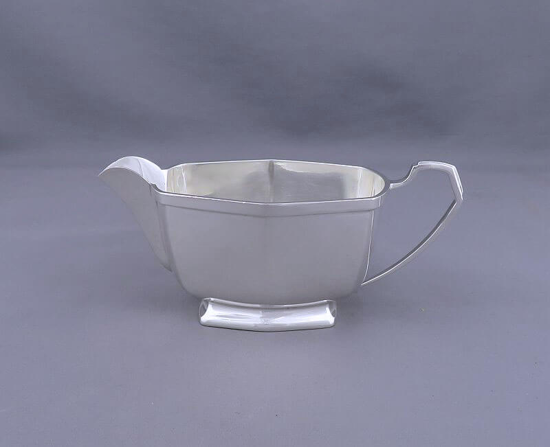 English Silver Cream Jug - JH Tee Antiques