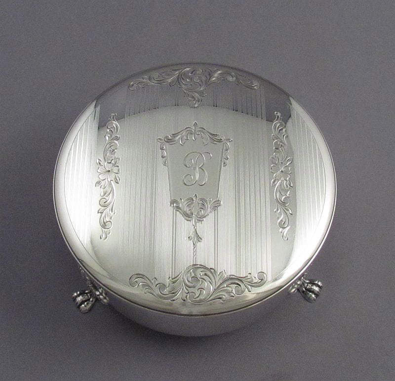 Birks Sterling Silver Jewellery Box - JH Tee Antiques