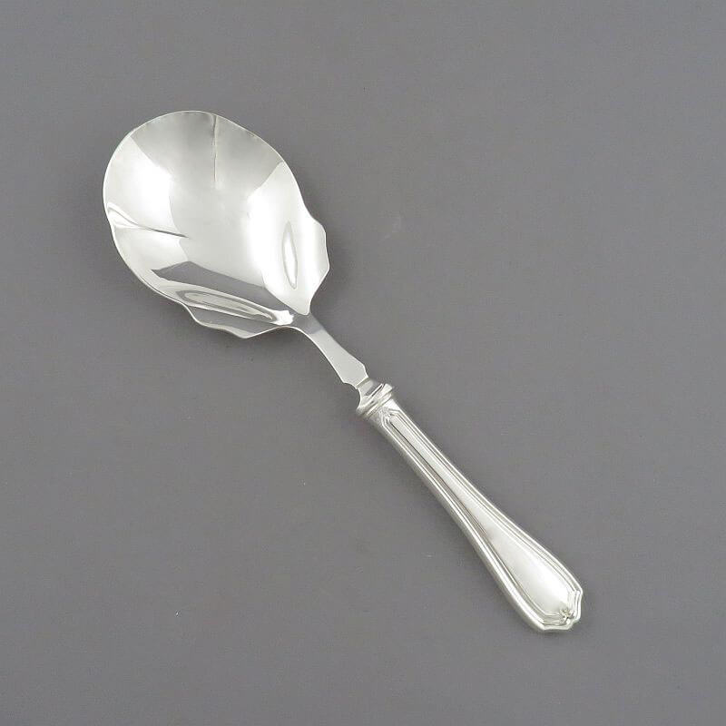 Birks Georgian Plain Pattern Berry Spoon - JH Tee Antiques