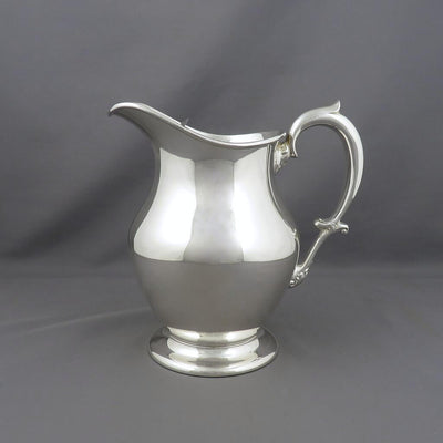 Birks Sterling Silver Water Jug - JH Tee Antiques