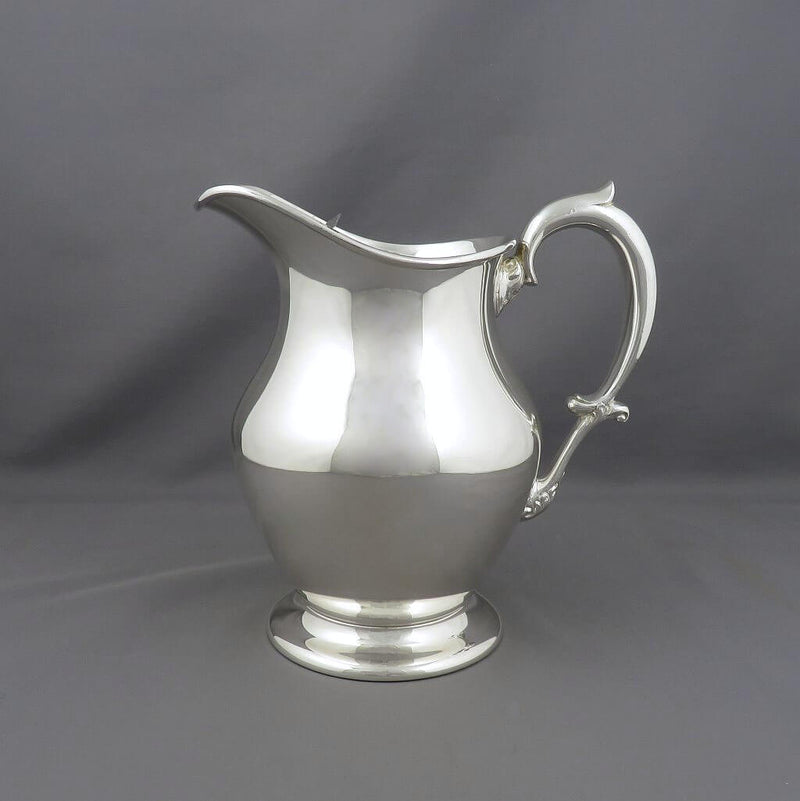 Birks Sterling Silver Water Jug - JH Tee Antiques