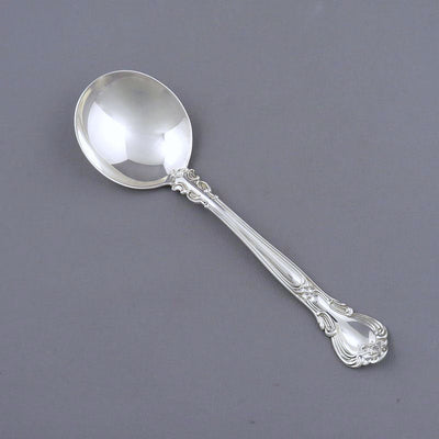 Birks Chantilly Pattern Sterling Silver Large Soup Spoon - JH Tee Antiques
