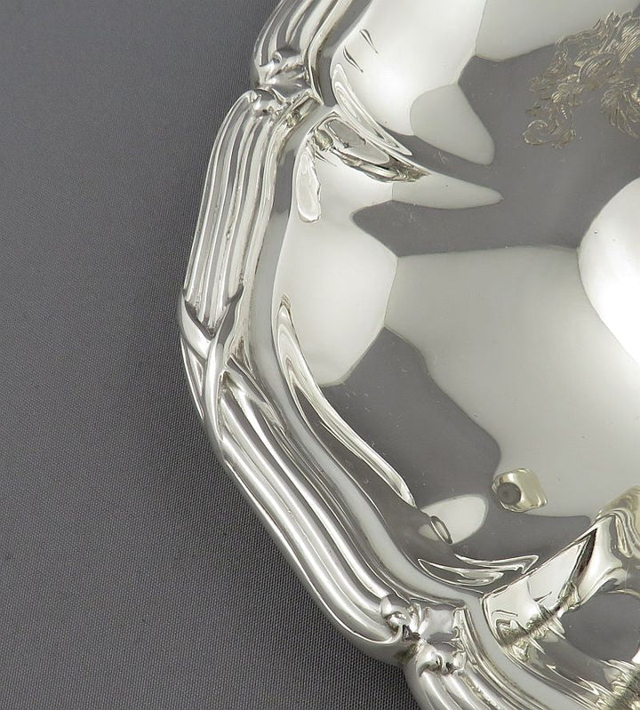 Edwardian Sterling Silver Chamberstick - JH Tee Antiques