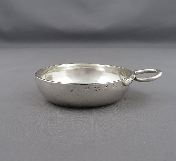 18th Century French Silver Wine Taster - JH Tee Antiques