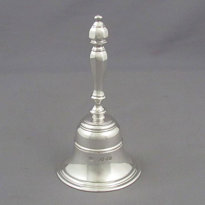 Antique Silver Table Bell - JH Tee Antiques