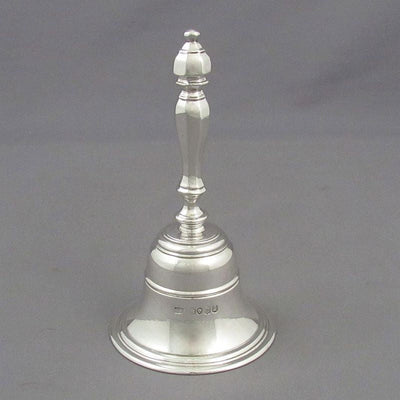 Antique Silver Table Bell - JH Tee Antiques