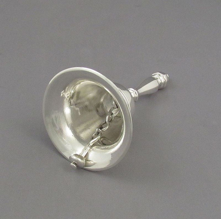Antique Silver Table Bell - JH Tee Antiques