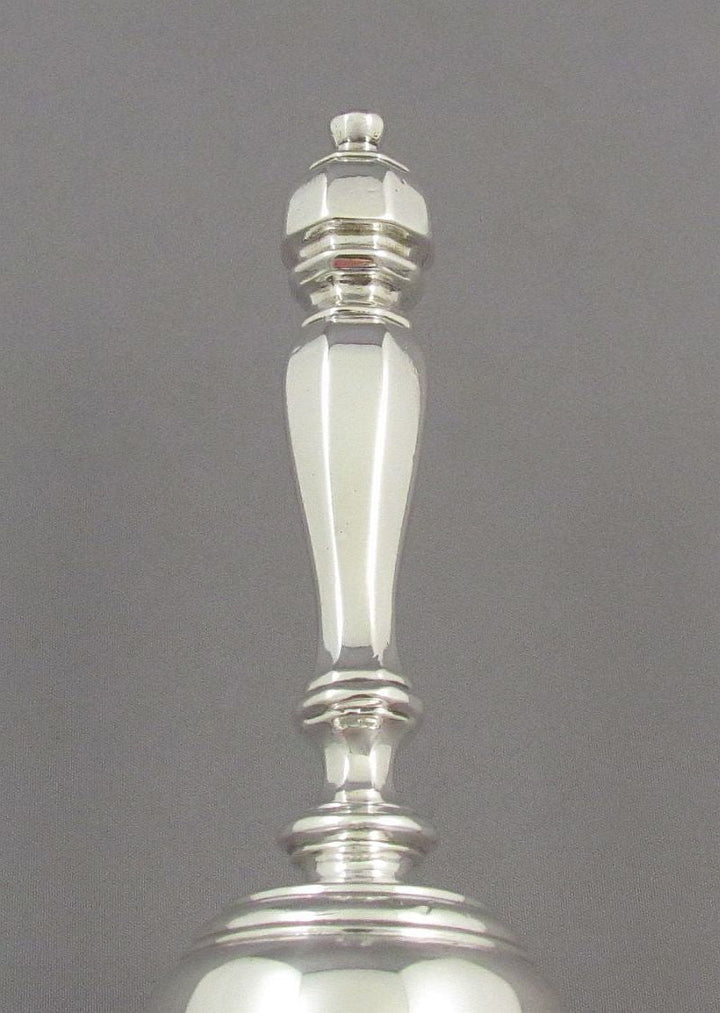 Antique Silver Table Bell - JH Tee Antiques