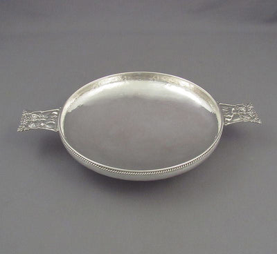 Aesops Fable Fox and Grapes Silver Candy Dish - JH Tee Antiques