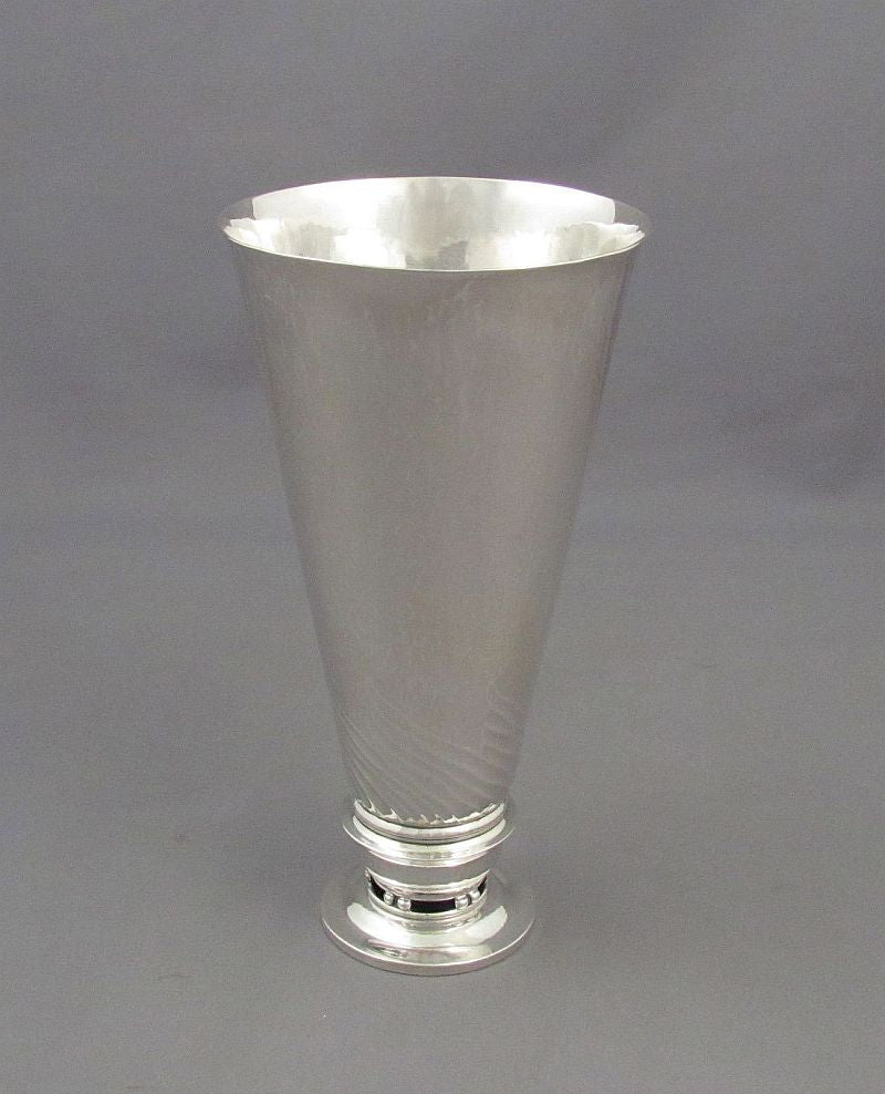 Georg Jensen Silver Vase - JH Tee Antiques