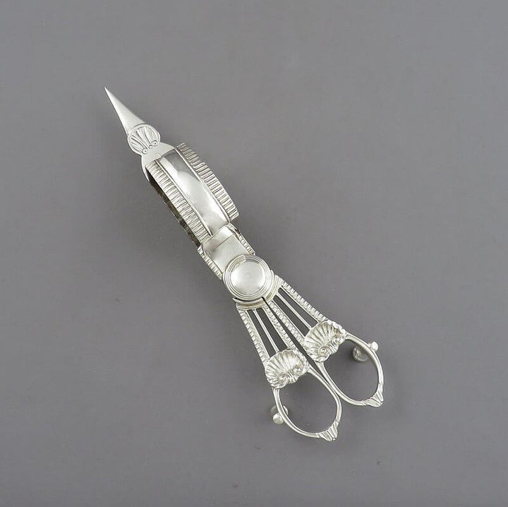 George III Sterling Silver Candle Snuffer - JH Tee Antiques