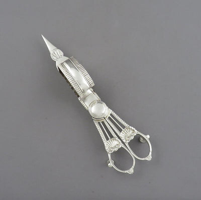 George III Sterling Silver Candle Snuffer - JH Tee Antiques