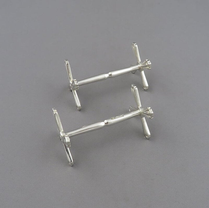 George V Silver Knife Rests - JH Tee Antiques