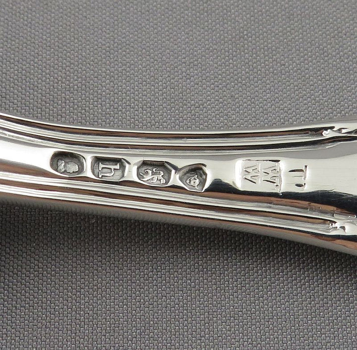 Kings Husk Silver Tea Caddy Spoon - JH Tee Antiques