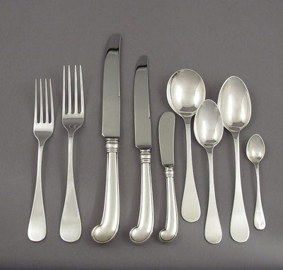 Tiffany Sterling Silver Flatware Set King William Pattern - JH Tee Antiques