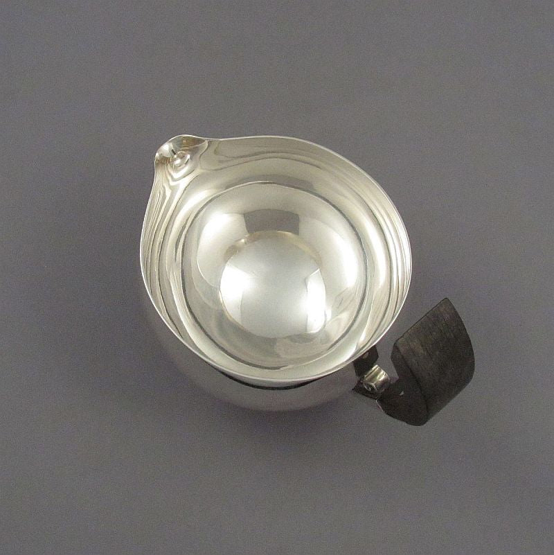 Art Deco Sterling Silver Sauce Boat - JH Tee Antiques
