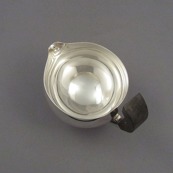 Art Deco Sterling Silver Sauce Boat - JH Tee Antiques
