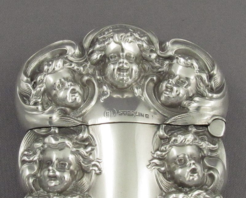 Antique Sterling Silver Vesta Case - JH Tee Antiques