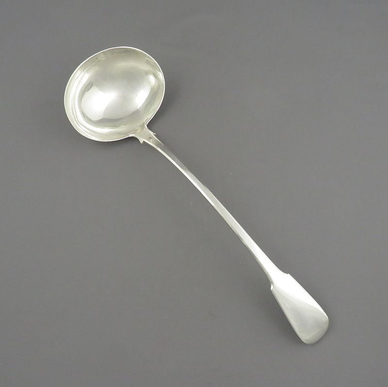 Fiddle Pattern Soup Ladle - JH Tee Antiques