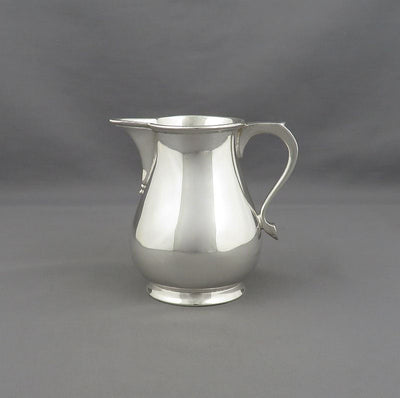 George II Style Sterling Silver Cream Jug - JH Tee Antiques