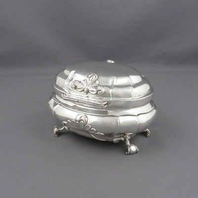 German Silver Sugar Box - JH Tee Antiques