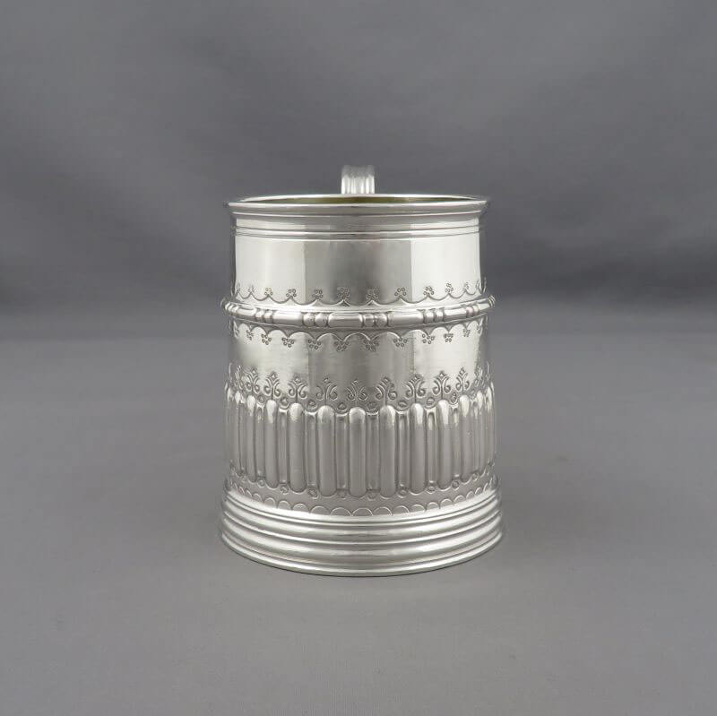 George V Sterling Silver Mug - JH Tee Antiques