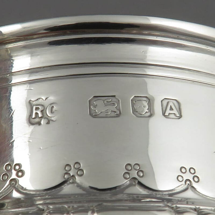 George V Sterling Silver Mug - JH Tee Antiques