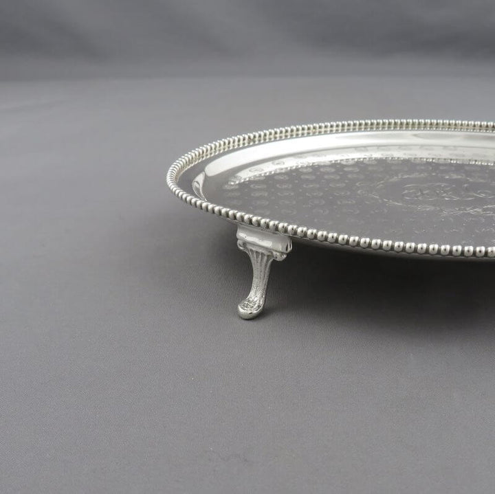 American Silver Teapot Stand - JH Tee Antiques