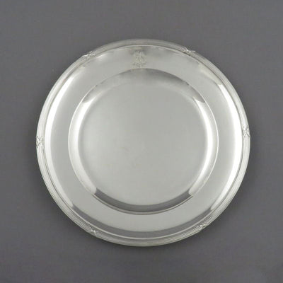 Odiot Sterling Silver Side Plate - JH Tee Antiques