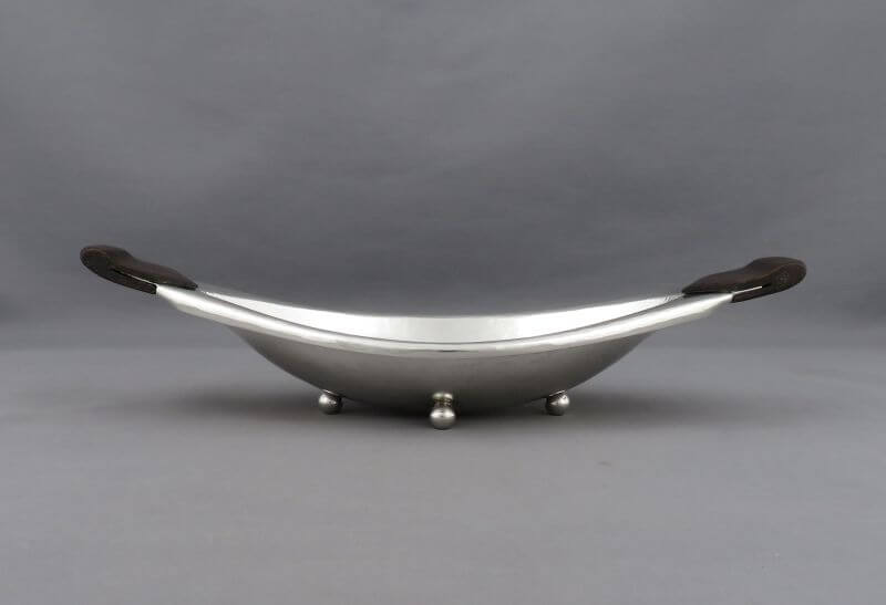 Dutch Art Deco .833 Silver Dish - JH Tee Antiques