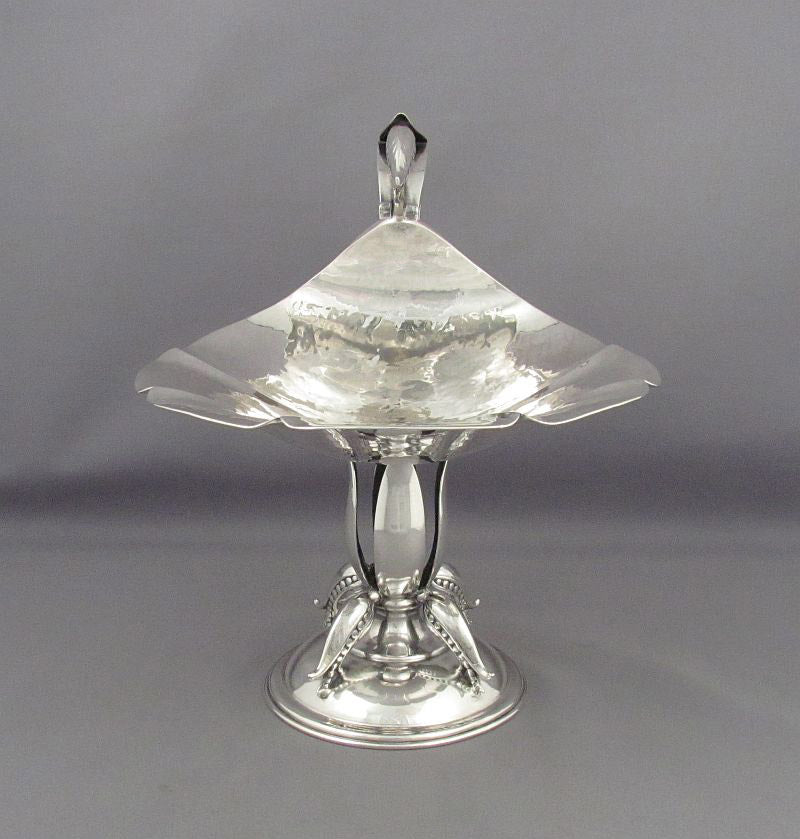 Handmade Poul Petersen Silver Comport - JH Tee Antiques