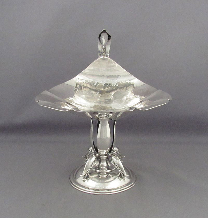 Handmade Poul Petersen Silver Comport - JH Tee Antiques