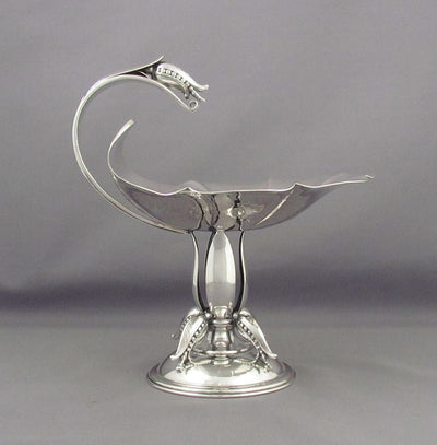 Handmade Poul Petersen Silver Comport - JH Tee Antiques