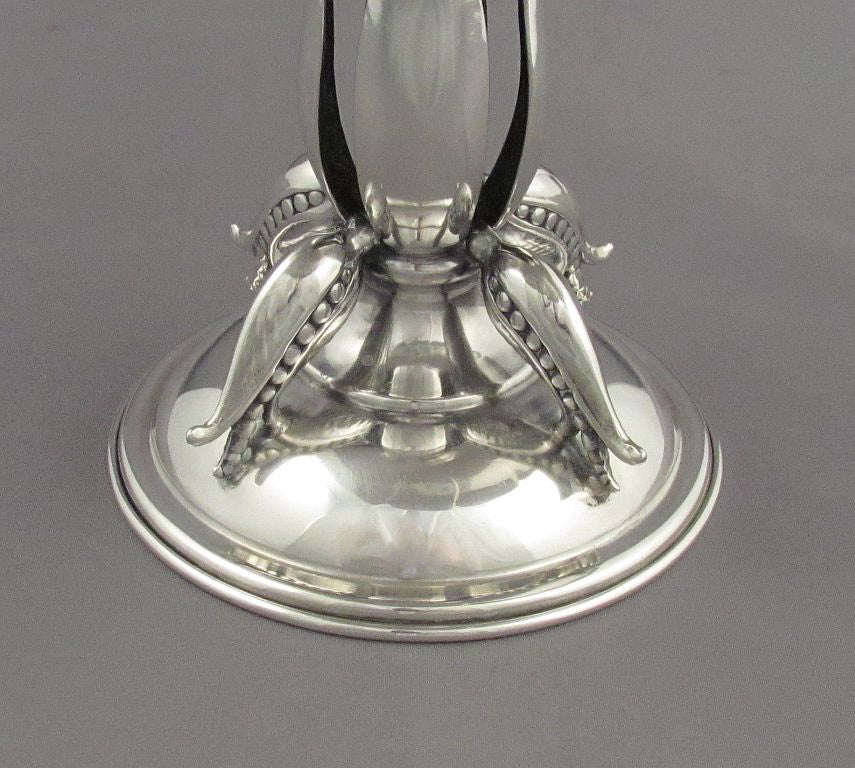 Handmade Poul Petersen Silver Comport - JH Tee Antiques