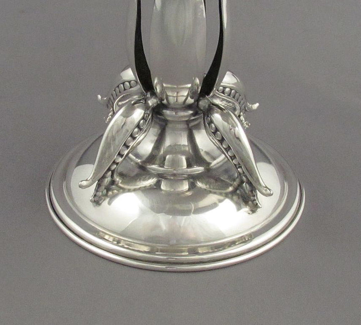 Handmade Poul Petersen Silver Comport - JH Tee Antiques