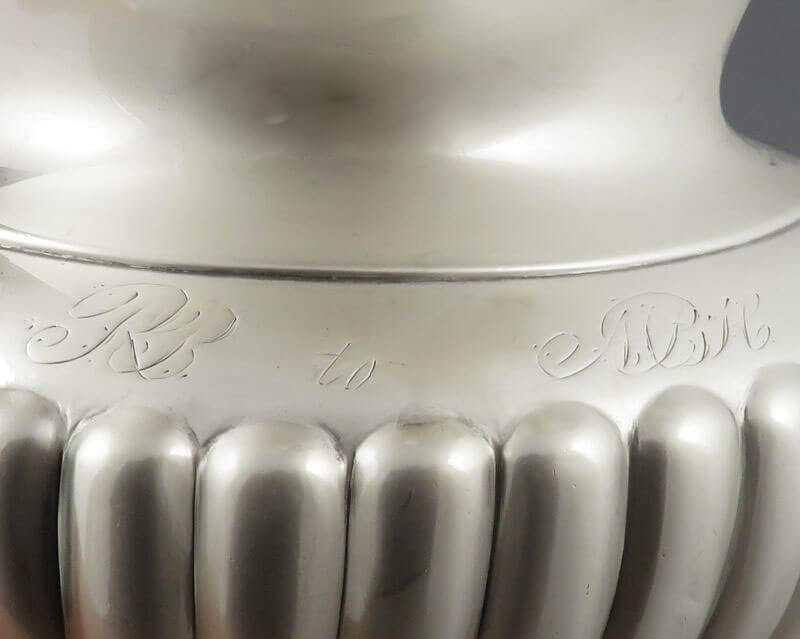 Antique Dutch Sterling Silver Cream Jug - JH Tee Antiques