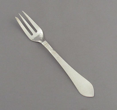 Georg Jensen Continental Silver Pastry Forks - JH Tee Antiques