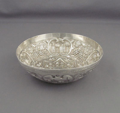 Turkish Ottoman Silver Bowl - JH Tee Antiques
