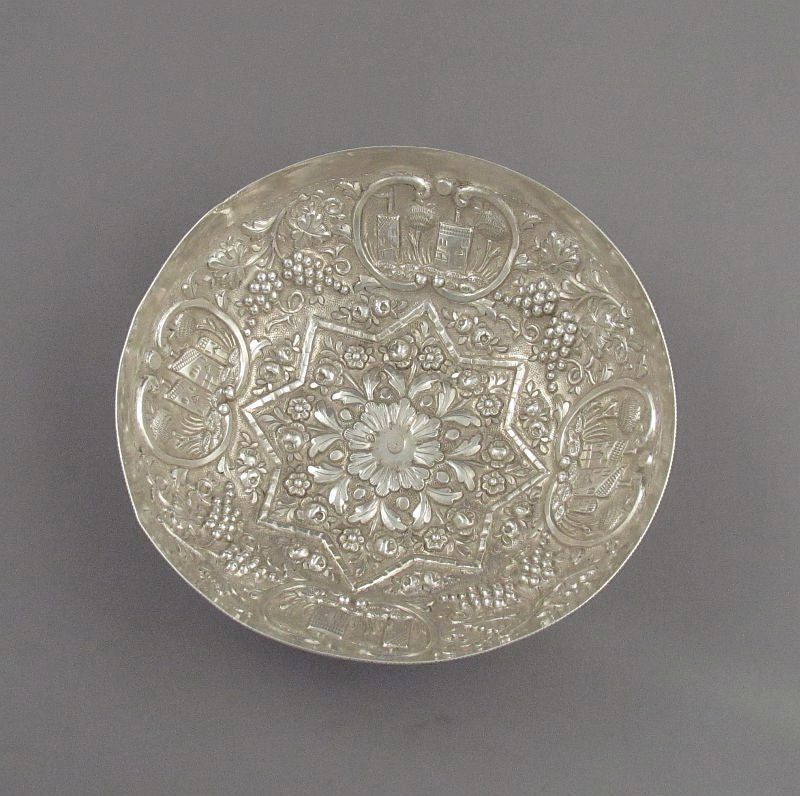 Turkish Ottoman Silver Bowl - JH Tee Antiques