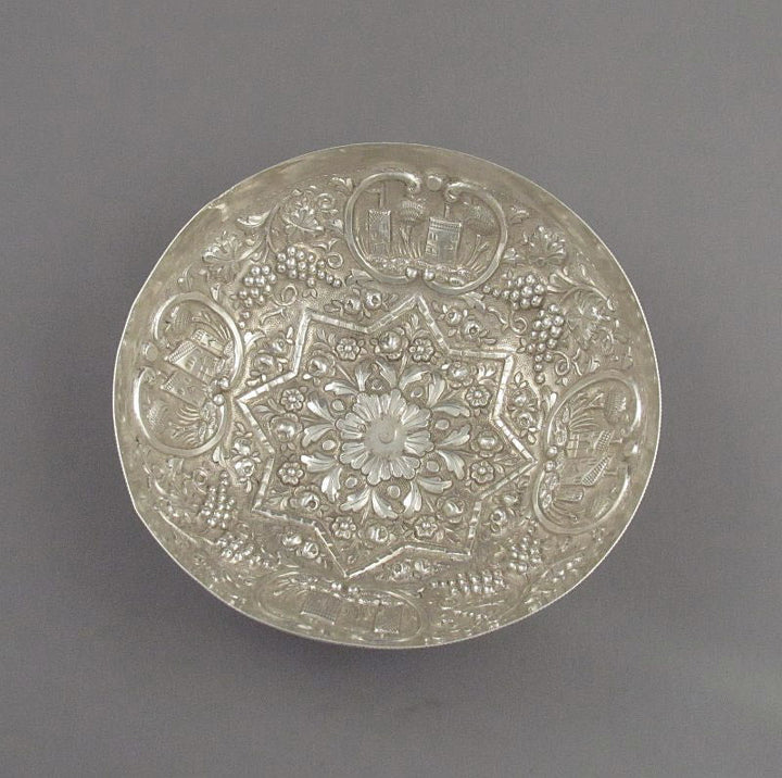 Turkish Ottoman Silver Bowl - JH Tee Antiques