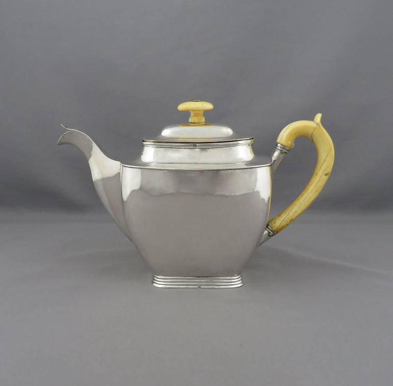 Antique Russian Silver Teapot - JH Tee Antiques