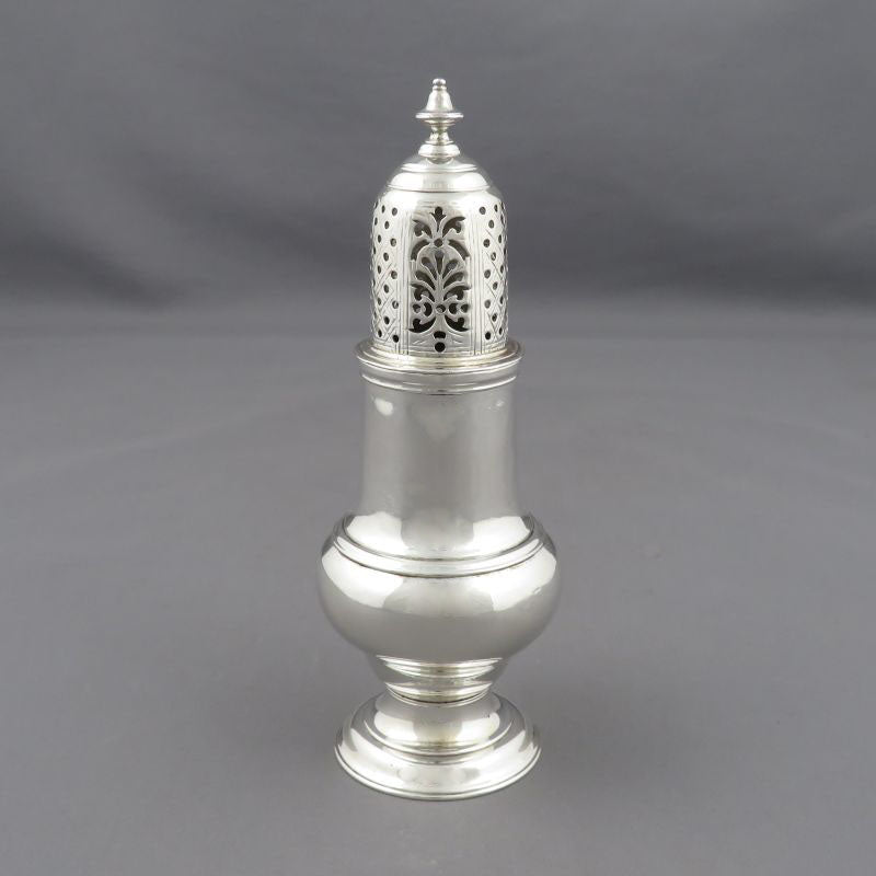 George III Silver Pepper Caster - JH Tee Antiques