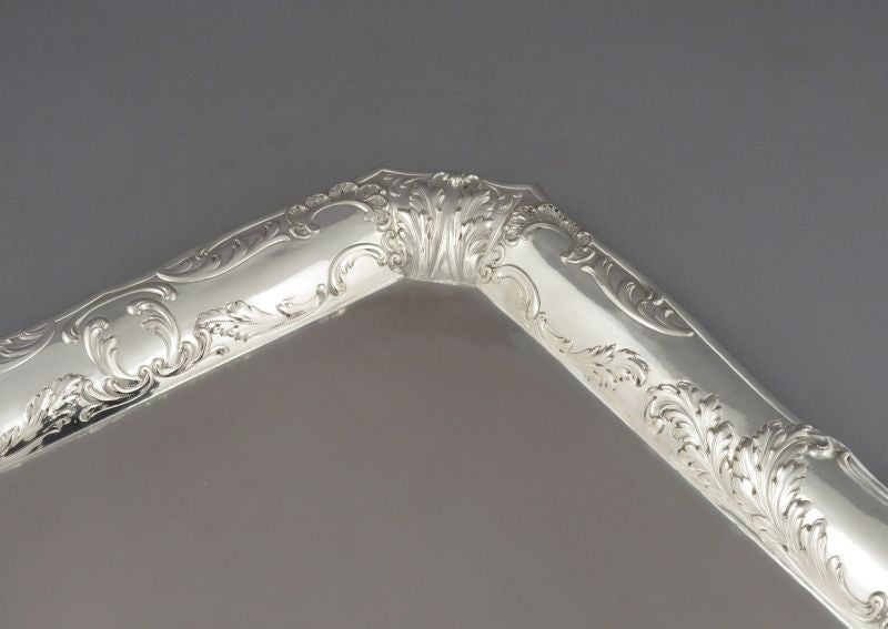 Austrian Silver Cocktail Tray - JH Tee Antiques