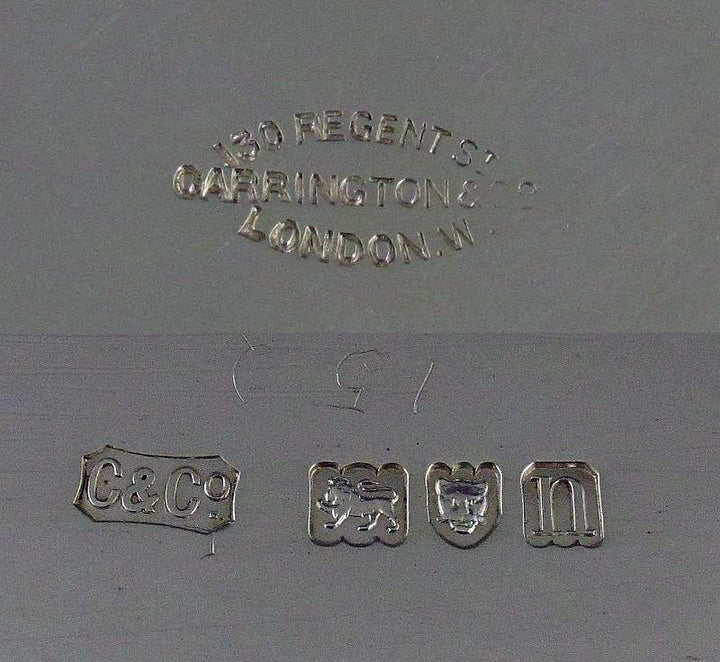 Edwardian Sterling Silver Table Garniture - JH Tee Antiques