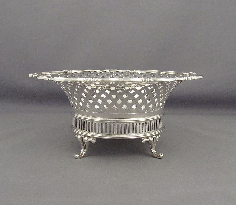 Edwardian Sterling Silver Table Garniture - JH Tee Antiques